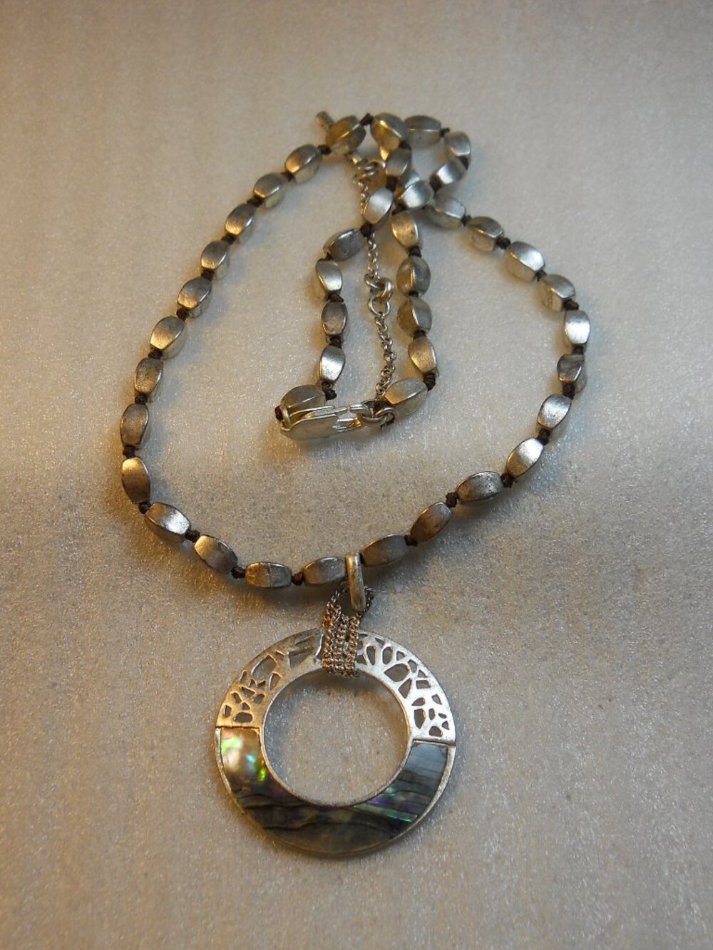 Kenneth Cole - Abalone Pendant Necklace  531